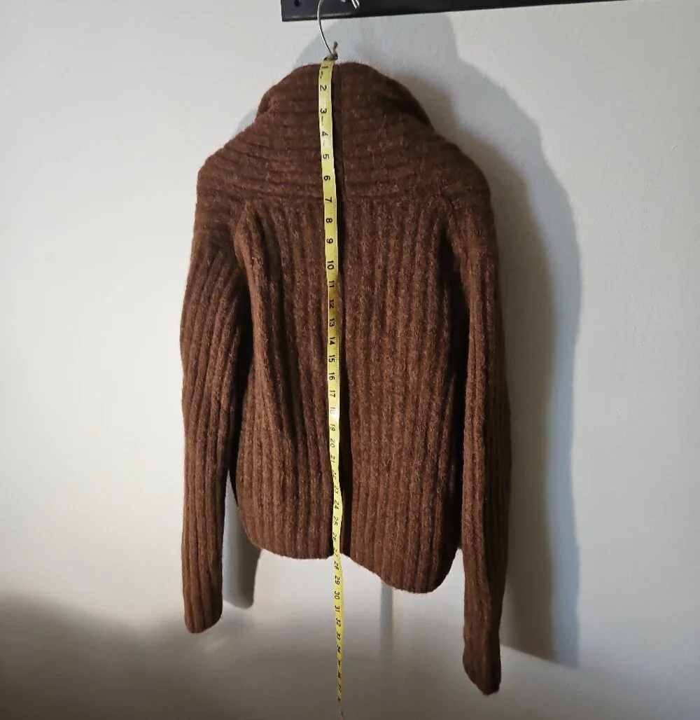 Banana Republic Women’s Brown Shawl Collar Cardigan Sweater - Picture 6 of 6